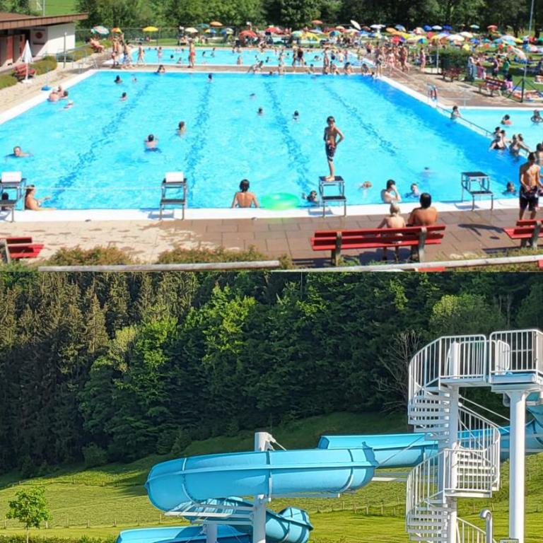 Alpenflair im Ferienpark Oberallgäu- Pool- Sauna- Bikepark- Skilift- Loipe- Wanderwege- stilvoll und kinderfreundlich - One-Bedroom Apartment - 46