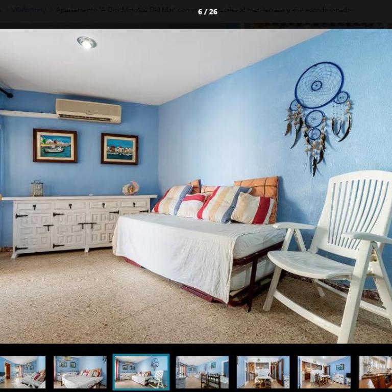 Coqueto Apartamento en Cambrils con Aire Acondicionado y Vistas al Mar 4 Plazas - Apartamento de 1 dormitorio - 16