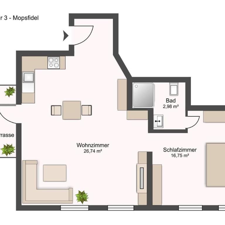 Ferienwohnung Mopsfidel - Apartment - 11