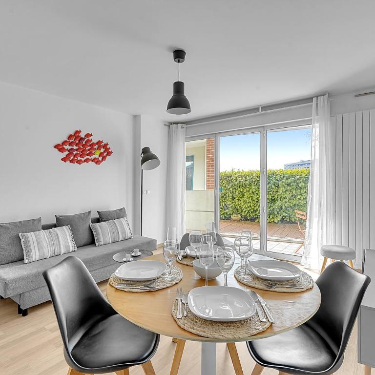 T2 Bord de Garonne hypercentre terrasse + Parking - Apartamento de 1 dormitorio - 13