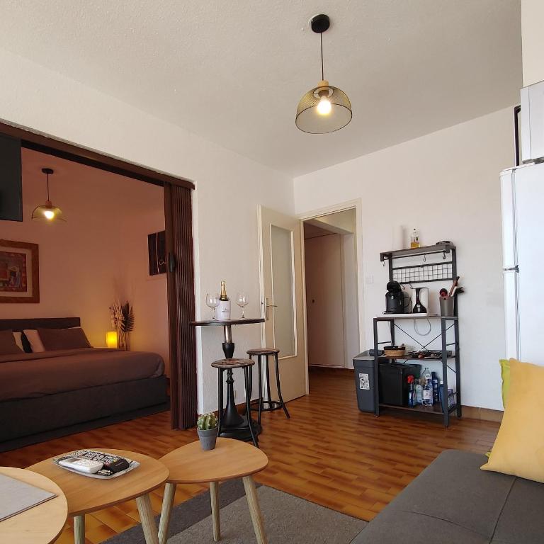Cap d'Agde Village Naturiste Héliopolis Appartement double avec chambre séparée - Appartamento con 1 Camera da Letto - 5