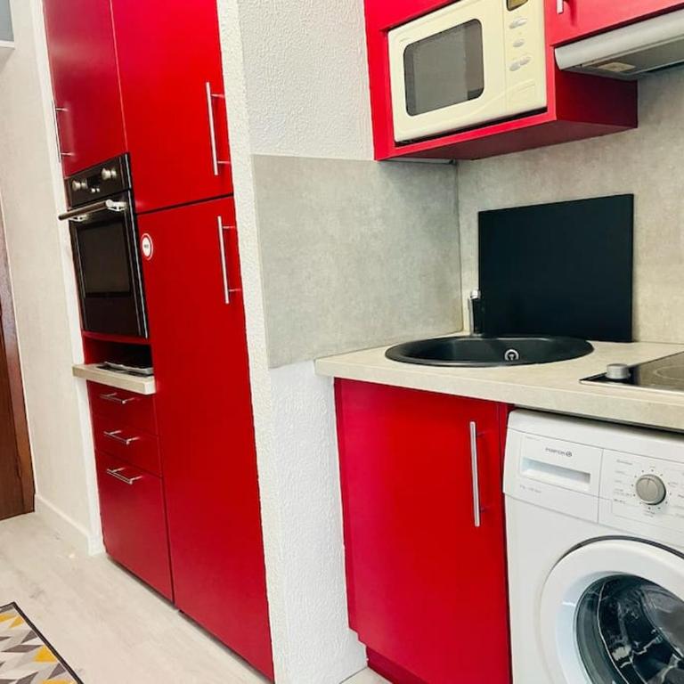 Studio 25m2, 4 pers cosy, design, avec parking privé - Estudio Estándar - 4