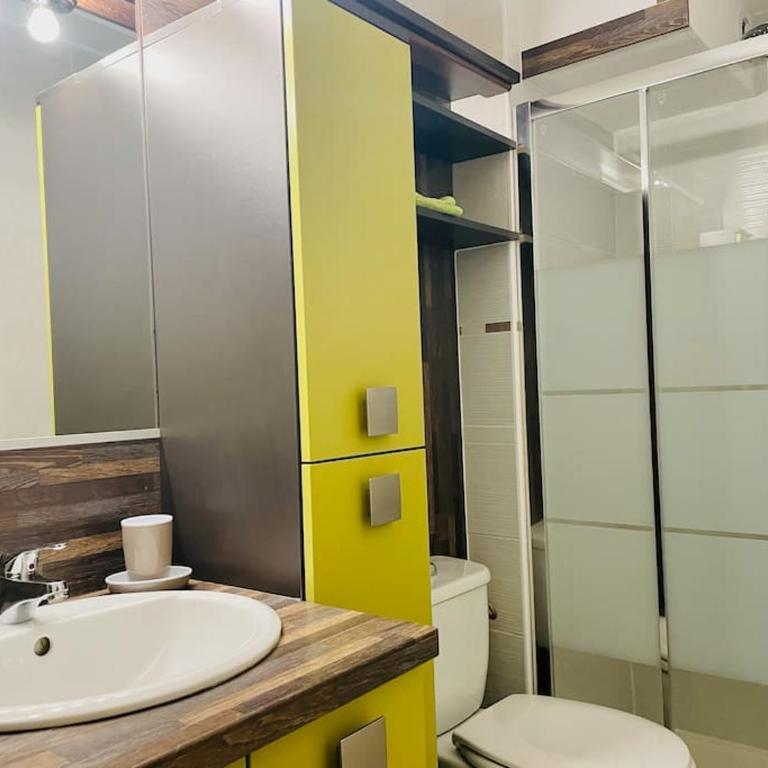 Studio 25m2, 4 pers cosy, design, avec parking privé - Estudio Estándar - 8