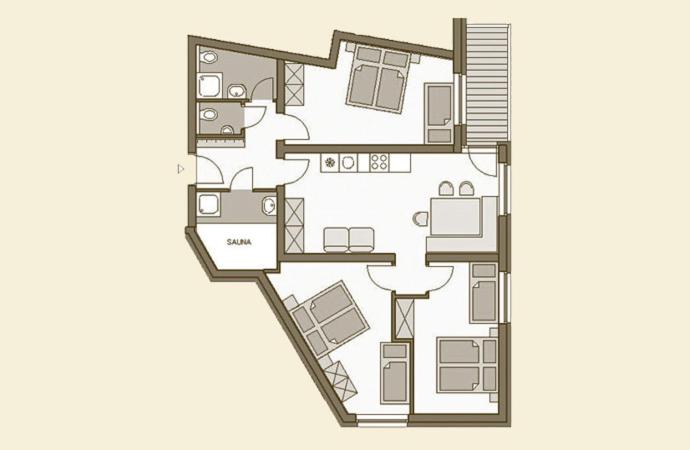 Apartment Margarethenstein with private sauna, including zell am See Kaprun summercard - Superior Apartment mit Sauna - 9