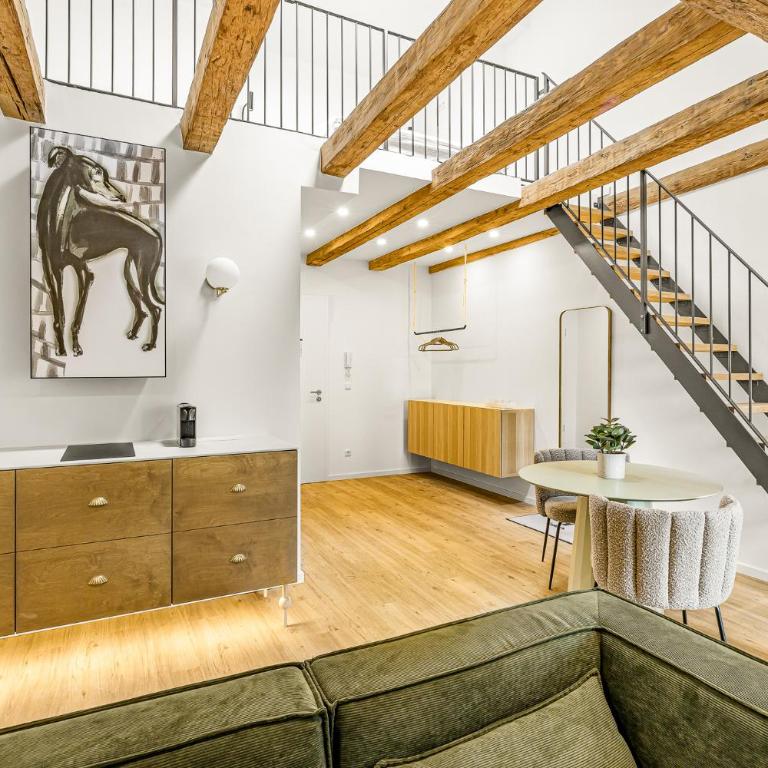 kalm stay - a design Aparthotel - One-Bedroom Loft Apartment with One Queen Bed - 5