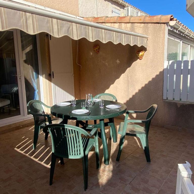 Maison 3 pièces, 5 couchages avec terrasse et piscine, parking privé, à Marseillan - FR-1-326-705 - Maison de Vacances - 14