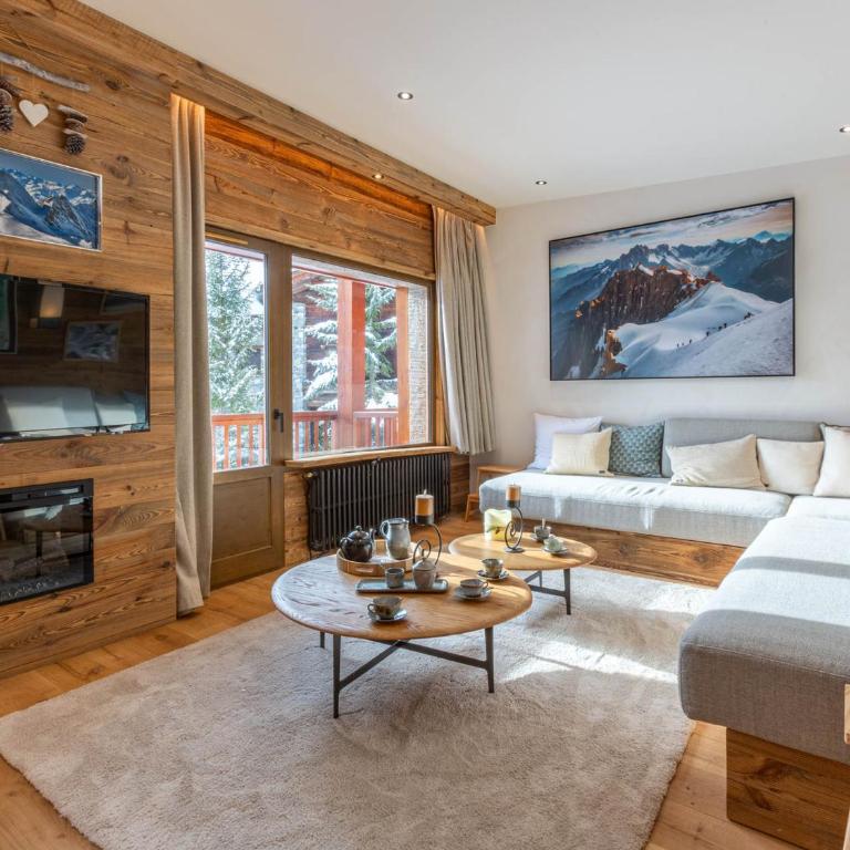 Appartement skis aux pieds, balcon sud, 8 pers, cheminée, Wifi - Val-d'Isère - FR-1-694-292 - Apartamento - 7