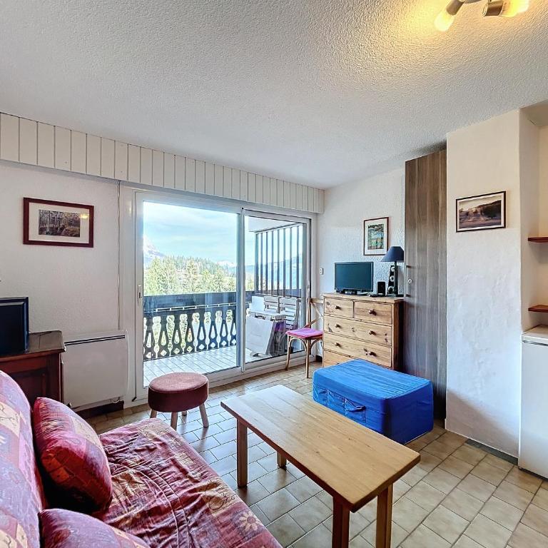 Studio cosy pour 4 pers., proche pistes Combloux, balcon ouest, ski, tennis ! - Studio - 6