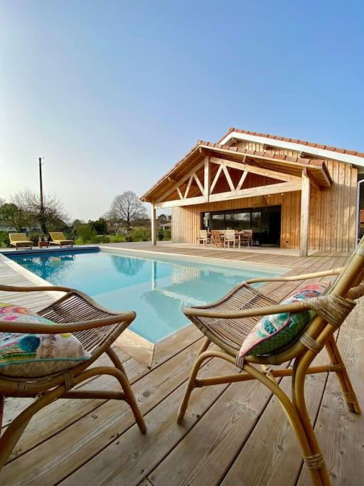 Belle Villa Terra Mare classée 4 étoiles entre océan et bassin - Villa avec Piscine Privée - 57