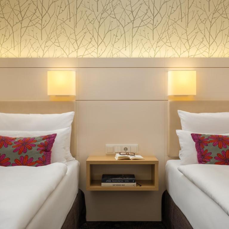 Boutique Hotel Atrium München - Chambre Lits Jumeaux Confort - Côté Jardin - 3
