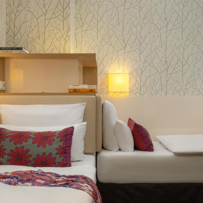 Boutique Hotel Atrium München - Chambre Lits Jumeaux Confort - Côté Jardin - 4