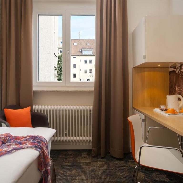 Boutique Hotel Atrium München - Chambre Lits Jumeaux Confort - Côté Jardin - 2