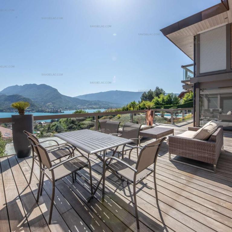Savoielac - Lac d'Annecy - Talloires - Vue panoramique : Villa Egalité Golf - Maison de Vacances - 16