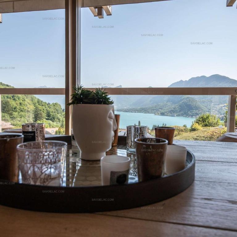 Savoielac - Lac d'Annecy - Talloires - Vue panoramique : Villa Egalité Golf - Maison de Vacances - 24