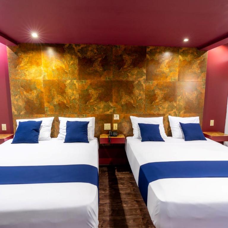Hotel Rose Ensenada - Habitación Doble Estándar - 2 camas - 2