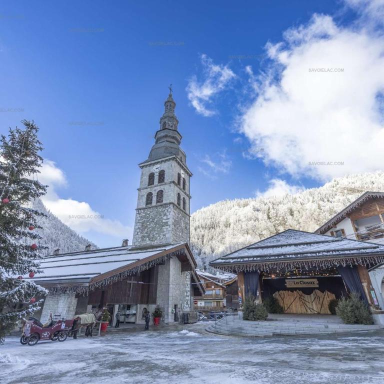 Savoielac - La Clusaz - Centre du village : Appartement Clusaz Coeur - Apartamento con vistas a las montañas - 26
