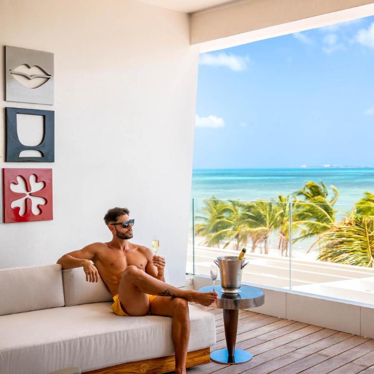 Hotel Mousai Cancun Ocean Front Adults Only - All Inclusive - Suite ultra con 2 camas grandes - 6