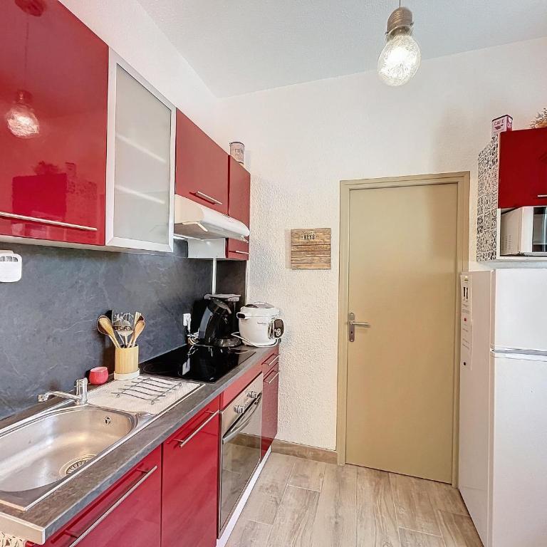 Appartement F2 avec terrasse, climatisation et proche des Thermes - Lamalou-les-Bains - FR-1-451-202 - Apartamento de 1 dormitorio - 14