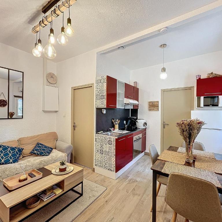 Appartement F2 avec terrasse, climatisation et proche des Thermes - Lamalou-les-Bains - FR-1-451-202 - Apartamento de 1 dormitorio - 1