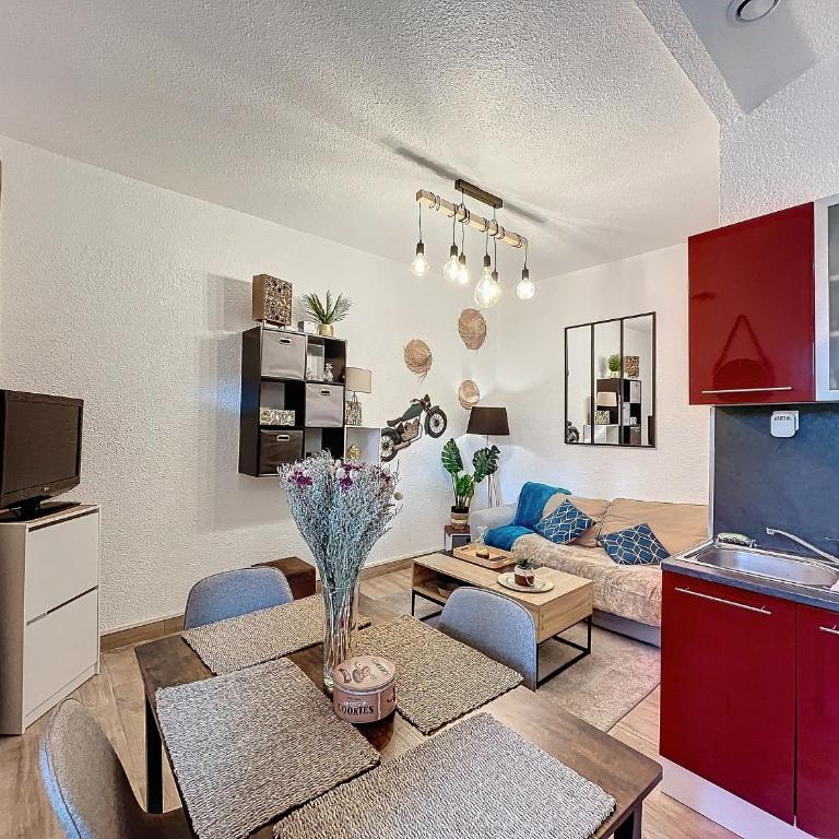 Appartement F2 avec terrasse, climatisation et proche des Thermes - Lamalou-les-Bains - FR-1-451-202 - Apartamento de 1 dormitorio - 16