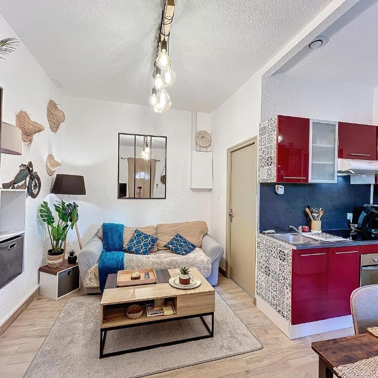 Appartement F2 avec terrasse, climatisation et proche des Thermes - Lamalou-les-Bains - FR-1-451-202 - Apartamento de 1 dormitorio - 19
