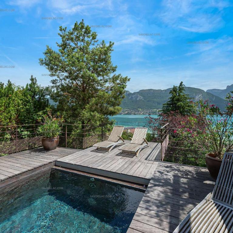 Lac d'Annecy villa d'exception avec accès au lac : Villa Hollywood - Ferienhaus - 2