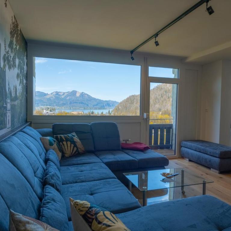 Wolfgangsee Appartements - Panorama Blick, Parkplatz, Balkon - Apartment with Lake View - 21