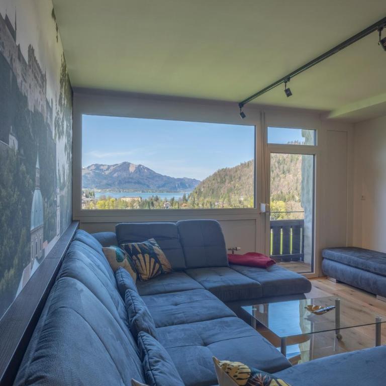 Wolfgangsee Appartements - Panorama Blick, Parkplatz, Balkon - Apartment with Lake View - 1