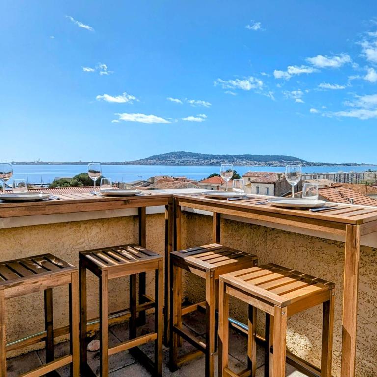 Le Belvédère - Clim Terrasse Parking privé - Apartment with Sea View - 2