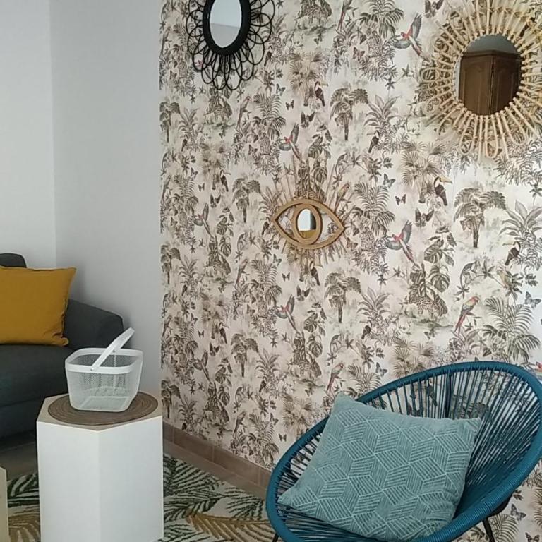 Le triplex Saint Aphrodise, terrasse au calme et parking gratuit - Apartment mit 2 Schlafzimmern - 7