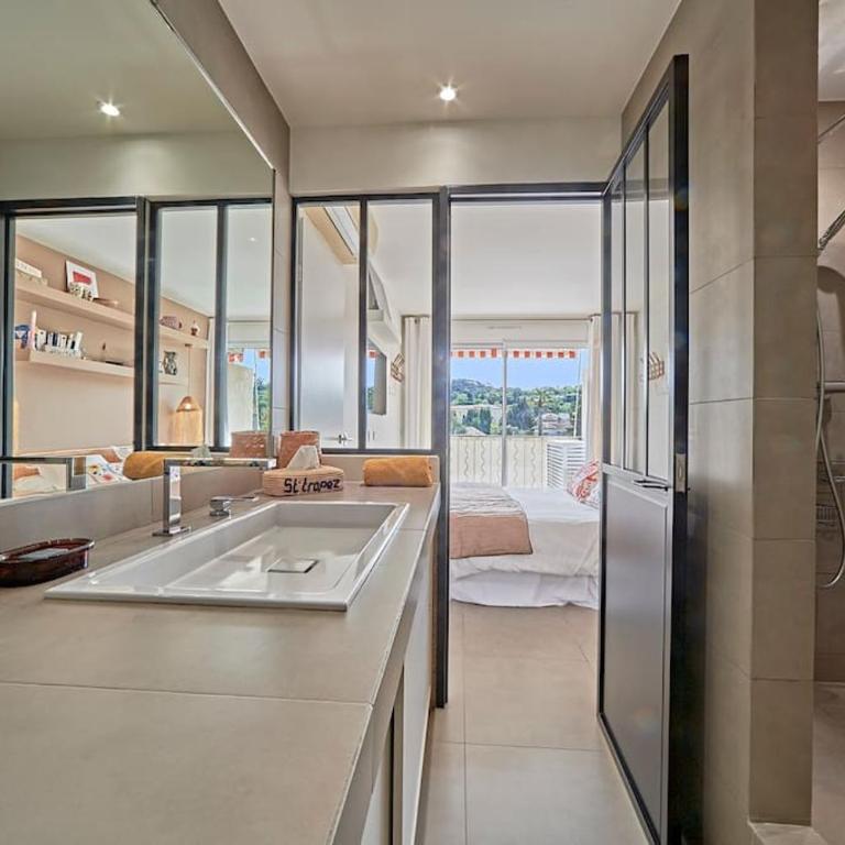 Cabane Picasso-Saint-Tropez, appartement 3 chambres dans résidence-parking - Apartment mit 3 Schlafzimmern - 12