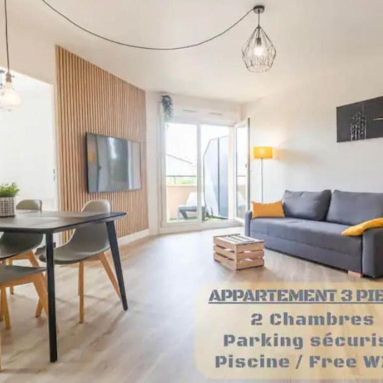 *T3*Toulouse Purpan+Parking+Piscine - Appartement 2 Chambres - 1