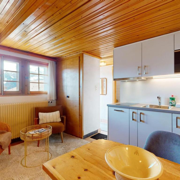 Charming alpine studio in the Val d'Anniviers - Studio mit Bergblick - 4