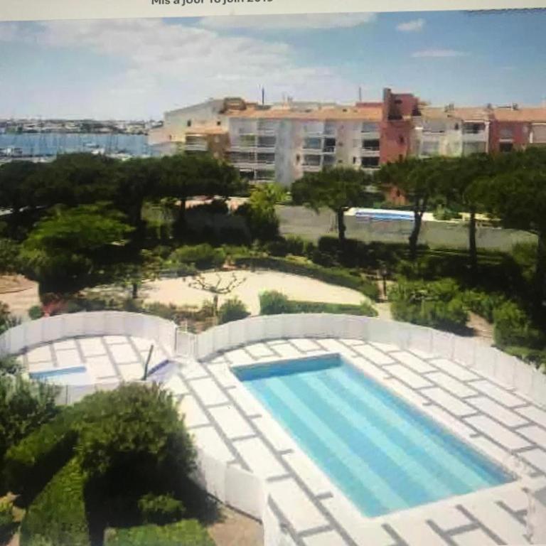 Studio 4 personnes avec clim, piscine au CAP D AGDE au pied du port et 5 mn à pied de la plage du Môle - Studio-Apartment - 7