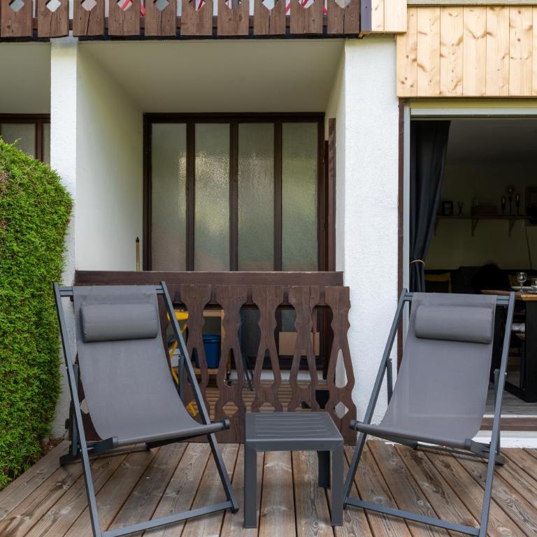 Ecrin cosy, calme, terrasse, nature et MontBlanc - Studio - 22