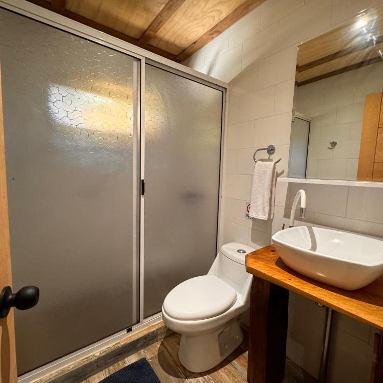 Cabañas con tinajas calientes en Parque Guaiquivilo - Chalet de 2 dormitorios - 1