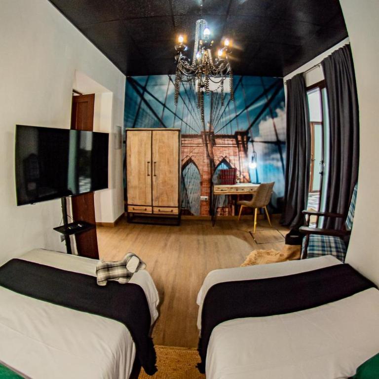 Casa Señorial Piedrachica - Habitación Doble Estándar con 2 camas grandes - 2
