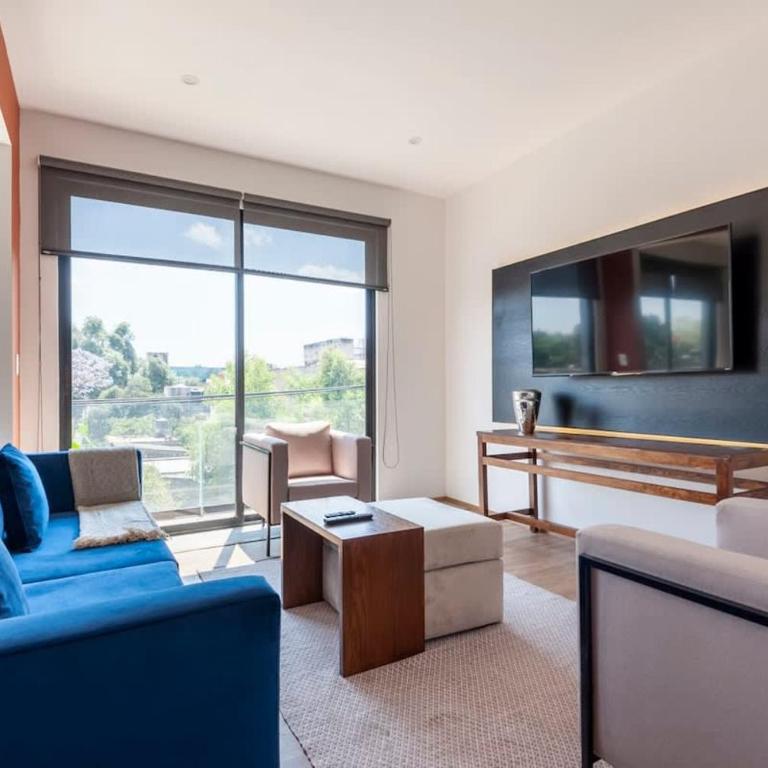Amazing 3BR with balcony in Roma Norte - Urban 3BR w/ beautiful balcony in Roma Norte - 2