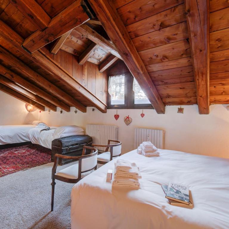 Le Meublè near the train station, close to Ski shuttle bus - Happy Rentals - Apartment mit Blick auf die Berge - 9