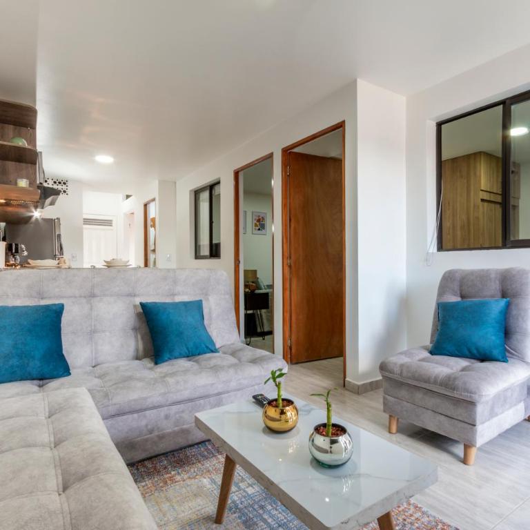 Apartamento 5 estrellas cerca de parque acuático Juan Pablo ll en Medellín - Apartamento de 2 dormitorios - 2