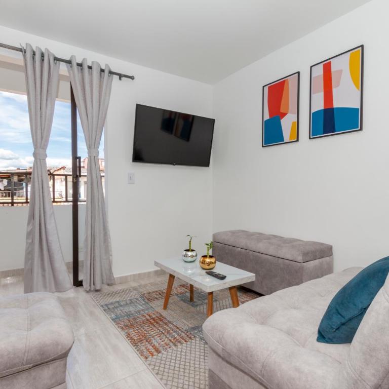 Apartamento 5 estrellas cerca de parque acuático Juan Pablo ll en Medellín - Apartamento de 2 dormitorios - 1