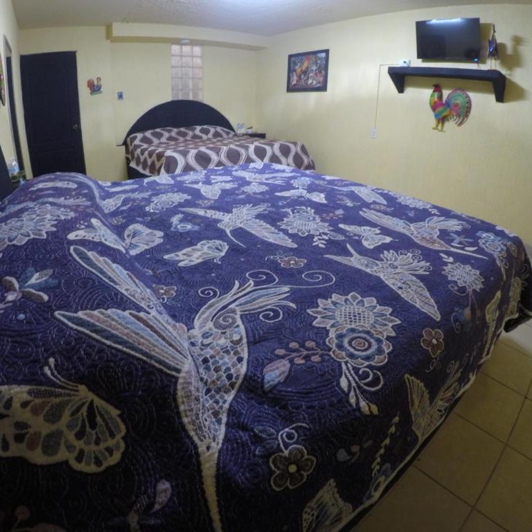 Hospedaje La Mexicana - Habitación con 2 camas extragrandes - 3