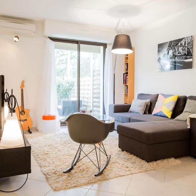 Belle villa-patio à 700m de l'océan - Two-Bedroom Apartment - 1