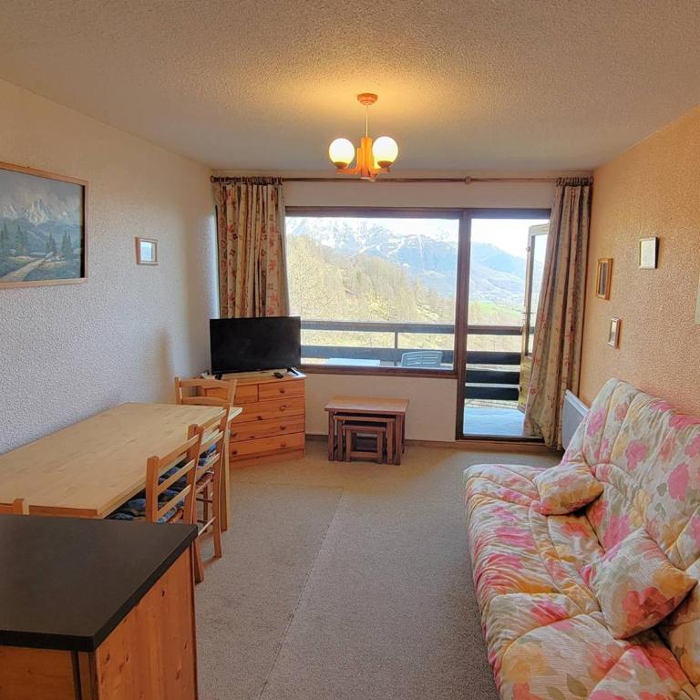Studio lumineux 4/5 pers, plein Sud avec balcon - Chaillol 1600 - Studio - 4