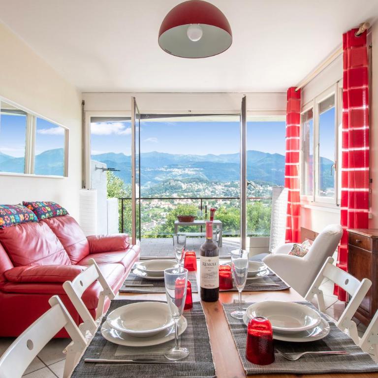 Pazzallo Panoramica with Balcony and Garage - Happy Rentals - Appartamento con Balcone - 1