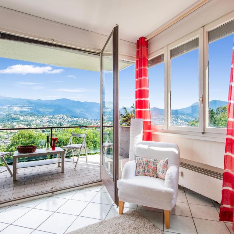 Pazzallo Panoramica with Balcony and Garage - Happy Rentals - Appartamento con Balcone - 3