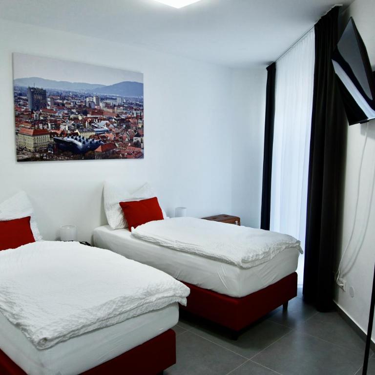 Grazora Living Apartments - Deluxe Zweibettzimmer - 7