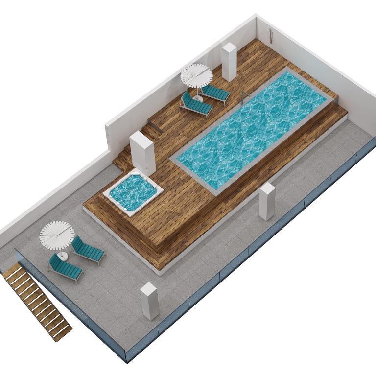 Caleta Suites Tenerife - Two-Bedroom Penthouse Apartment with Private Pool, Bathtub and Roof Top with Sea View - 7