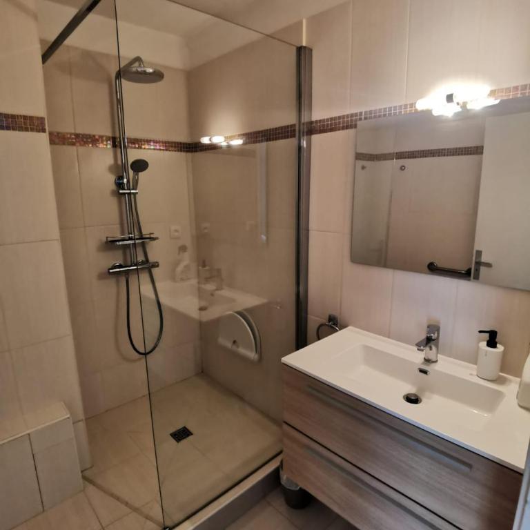 Appartement privé à 50 m de la mer, résidence avec piscine - Appartement 1 Chambre - 5