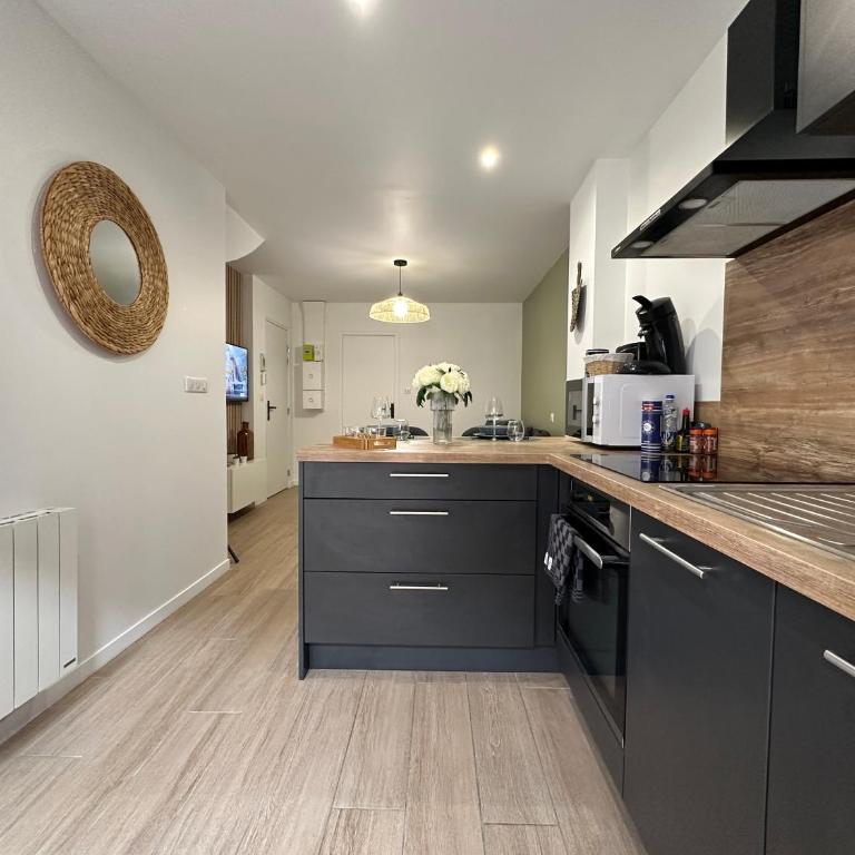 IMMEUBLE ST-PIERRE - GARE 10min - HORTILLONNAGES 5min - WIFI - TV HD - Apartamento con terraza - 10